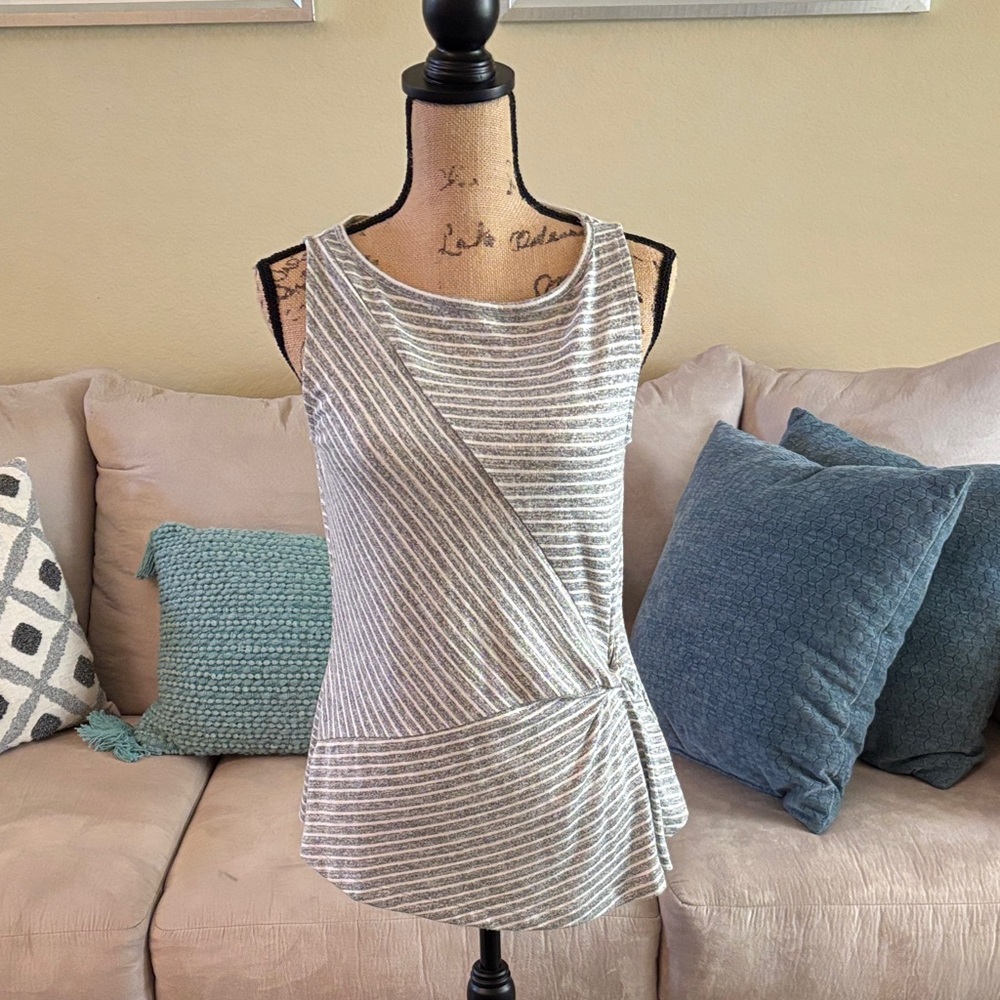 Banana Republic Factory Metallic Striped Tank Top